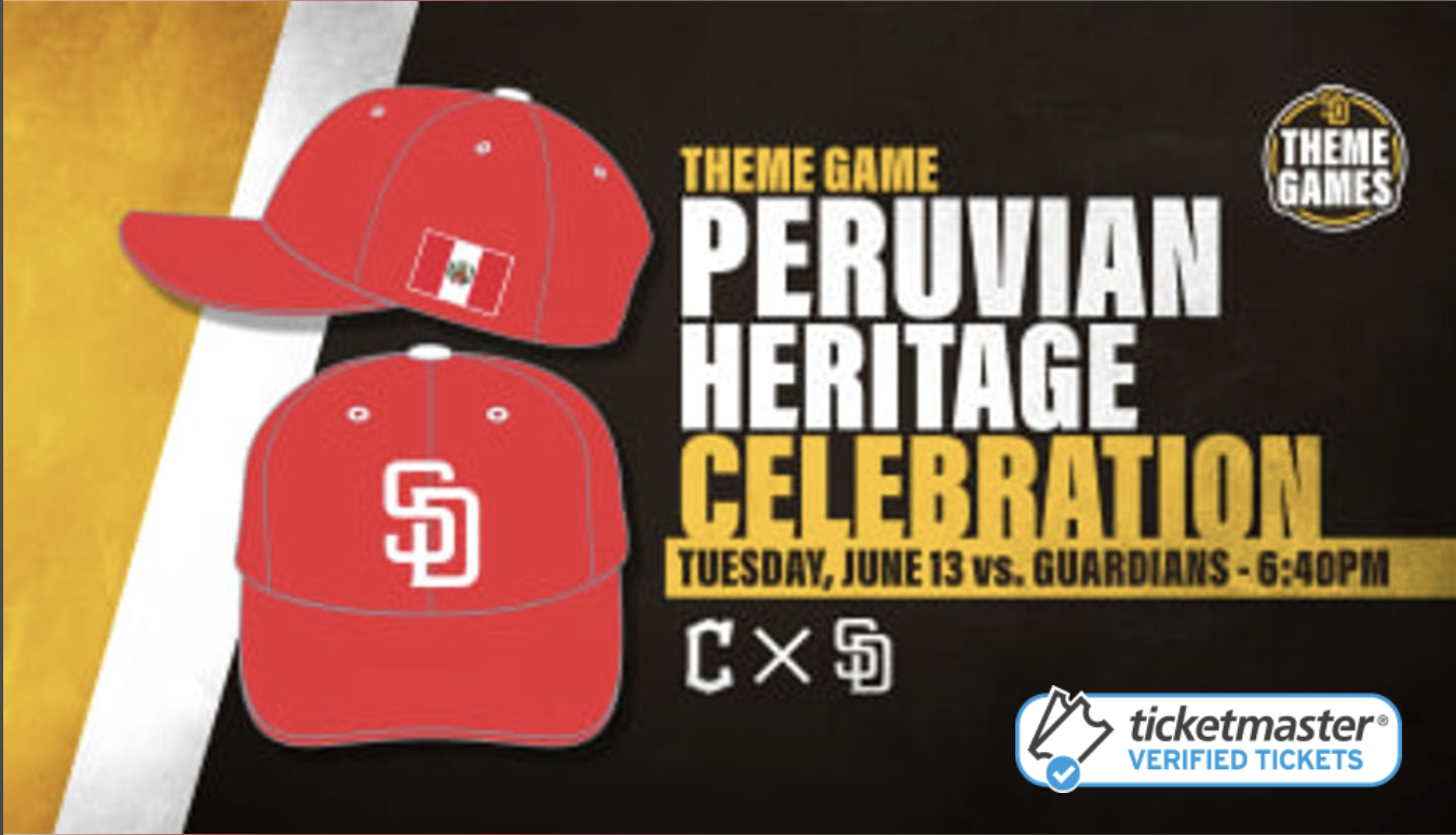 House of Peru San Diego Padres Peruvian Heritage Celebration