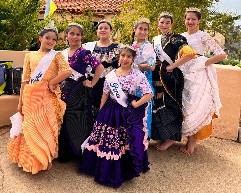 Queen and Princesses of House of Peru San Diego